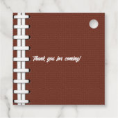 Étiquettes Cadeau Première année Football bas 1er anniversaire (Dos)