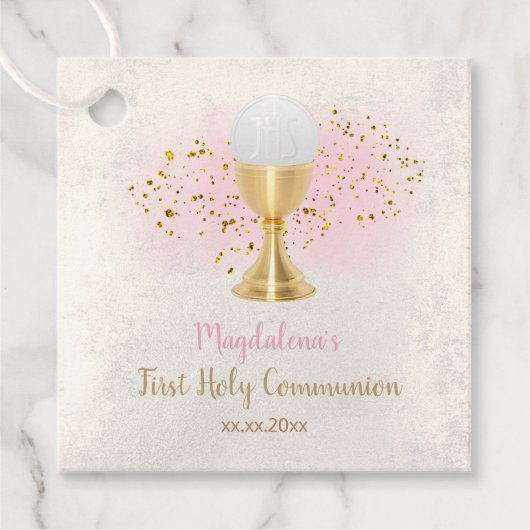Étiquettes Cadeau Première communion Hoy (Devant)