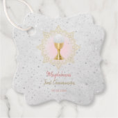 Étiquettes Cadeau Première fille communion (Devant)