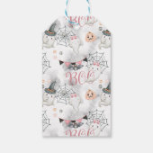 Étiquettes-cadeau Première Fille éffrayante d'anniversaire Favor (Dos)