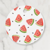 Étiquettes Cadeau Première pastèque d'un Melon (Dos)
