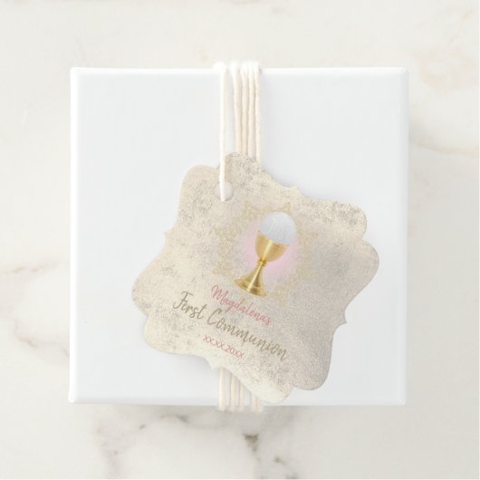 Étiquettes Cadeau Première sainte communion (En situation)