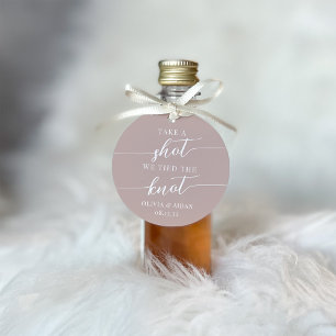 Étiquettes Cadeau Prendre un verre, nous avons noué le nœud mariage
