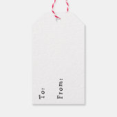 Étiquettes-cadeau Prenez un Noël Hoppy | Pun de grenouille (Dos)