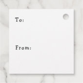 Étiquettes Cadeau Prenez un Noël Hoppy | Pun de grenouille (Dos)