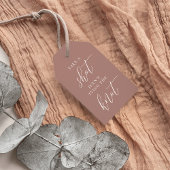 Étiquettes-cadeau Prenez une balle, elle noue le noeud Bachelorette