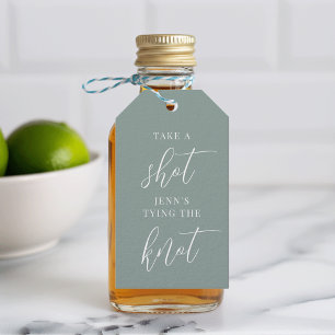 Étiquettes-cadeau Prenez une balle, elle noue le noeud Bachelorette