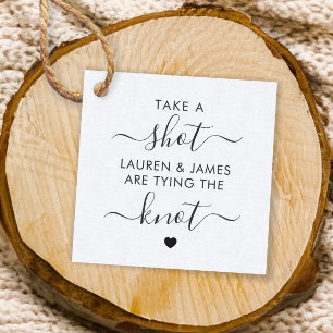 Étiquettes Cadeau Prenez une balle Ils nouent le Mariage