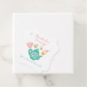 Étiquettes Cadeau Preppy Whimsical Tea Party (En situation)