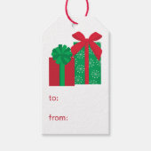 Étiquettes-cadeau Présente à partir (Devant)