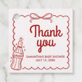 Étiquettes Cadeau Prête à éclater Fête bébé Soda (Devant)