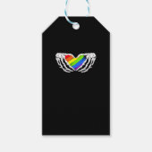 Étiquettes-cadeau Pride - Pride Skeleton mains avec coeur 2 Classic (Devant)