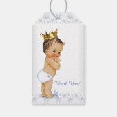Étiquettes-cadeau Prince Baby shower (Dos)