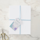 Étiquettes-cadeau Princesse Bleue Violet Fête d'Anniversaire (Avec de laficelle)