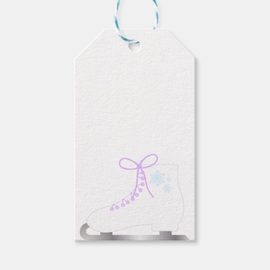 Étiquettes-cadeau Princesse de glace (Devant)