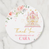 Étiquettes Cadeau Princesse Il était une fois Anniversaire (Devant)