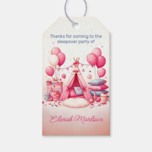 Étiquettes-cadeau Princesse Teepee & Coussin Stwood Anniversaire