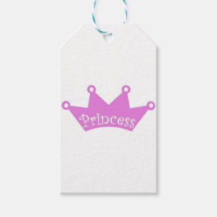 Étiquettes-cadeau Princesse Tiara Crown
