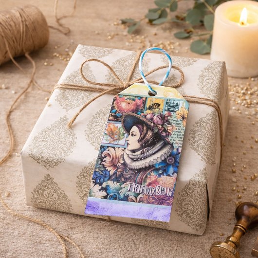 Étiquettes-cadeau Printemps élisabéthain