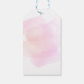 Étiquettes-cadeau Printemps Sakura Cherry Blossom Crème rose Anniver (Dos)