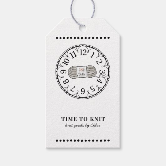 Étiquettes-cadeau Prix des marchandises Knit artisanal (Devant)