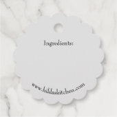 Étiquettes Cadeau Prix du pot de conserves de grenade fait maison (Dos)