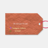 Étiquettes-cadeau Prix Rustique (Devant (Horizontal))