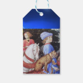 Étiquettes-cadeau Procession de Magus Melchior, Cheval, Chat sauvage (Dos)