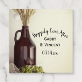 Étiquettes Cadeau Producteur, houblon et Mariage de blé avec espoir (Devant)