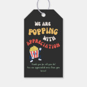 Étiquettes-cadeau Professeur amusant Volontaire Appréciation du pers (Devant)