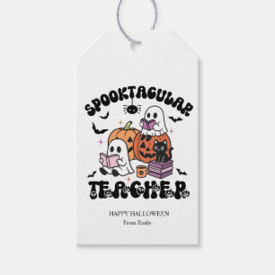 Étiquettes-cadeau Professeur Halloween sur mesure Spooktacular