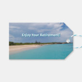 Étiquettes-cadeau Profitez de votre retraite (Devant (Horizontal))