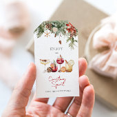 Étiquettes-cadeau Profitez des esprits de Noël