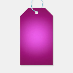 Étiquettes-cadeau Projecteur blanc sur le rose