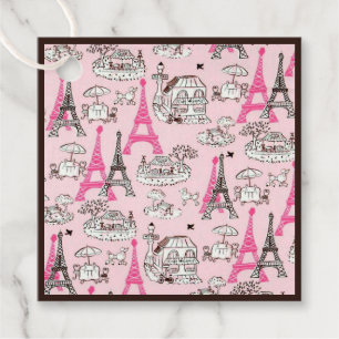Étiquettes Cadeau Promenade de Paris