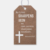 Étiquettes-cadeau Proverbes 17:17 Versets de la Bible (Devant)