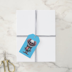 Étiquettes-cadeau Psycho Clown - Plain - peut customiser