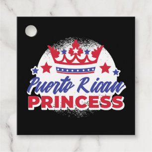 Étiquettes Cadeau Puerto Rican Princess Cute Boricua Girl Pride