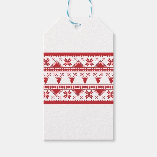 Étiquettes-cadeau pull de noël (Devant)