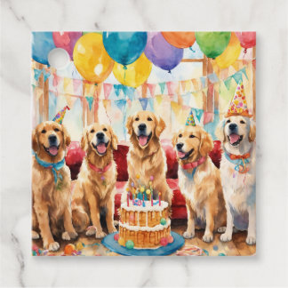 Étiquettes Cadeau Puppy Party