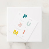 Étiquettes Cadeau Purim Pastels (En situation)