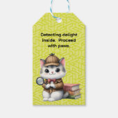 Étiquettes-cadeau Purrlock Holmes Chatons (Devant)