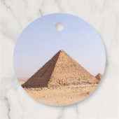 Étiquettes Cadeau Pyramides d'Égypte (Dos)
