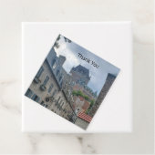 Étiquettes Cadeau Quartier historique de Québec (En situation)