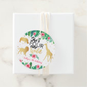 Étiquettes Cadeau Quatre Filles toujours sauvages 4e Anniversaire Fa (En situation)