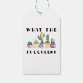 Étiquettes-cadeau Quel Fucculent (Dos)