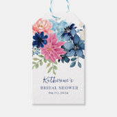 Étiquettes-cadeau Quelque chose de bleu avant de faire nuptiale douc (Devant)