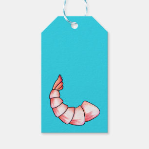 Étiquettes-cadeau Queue de crevettes
