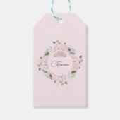 Étiquettes-cadeau Quincearnera Roses Blush rose (Devant)