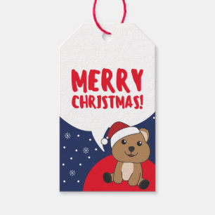 Étiquettes-cadeau Quokka Noël Neige Hiver Animaux Quokkas Cadeau 